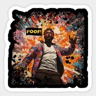 Comic Poof - Let There Be Light Sticker